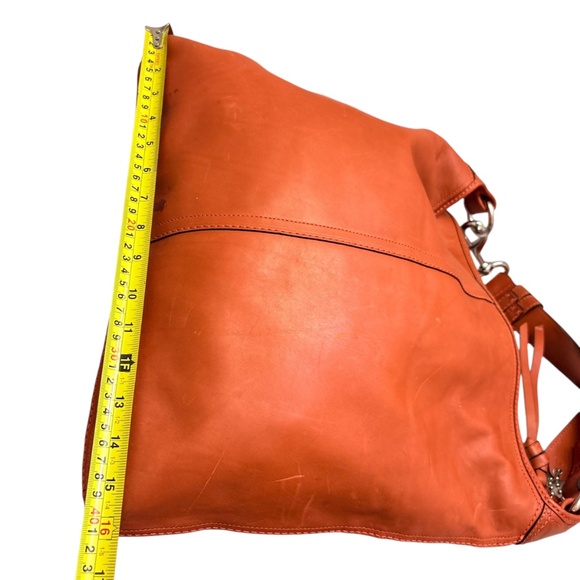 Coach vintage y2k F13356 RARE bleaker XL hobo bag orange rust burnt sienna - Picture 9 of 16